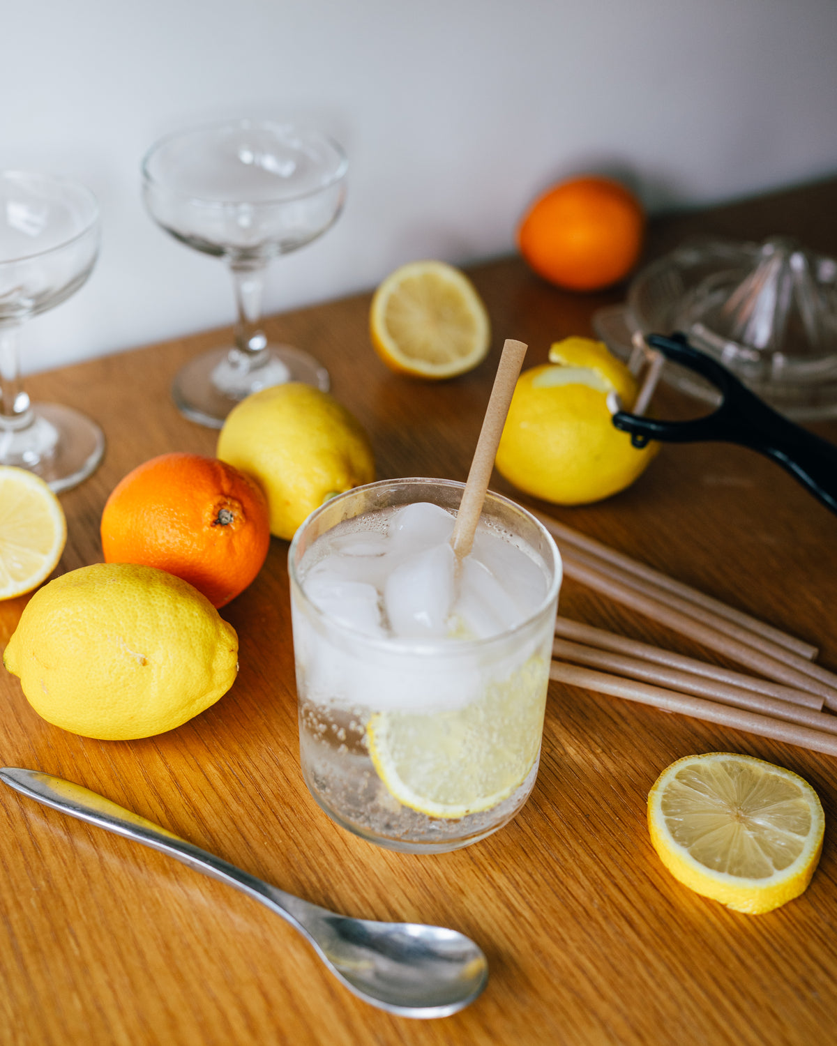 Sugarcane Drinking Straws - SHORT (5.5 in)